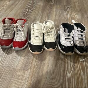 3 pairs retro 11 jordan